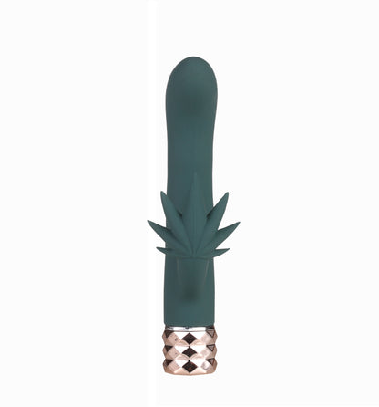 Kusha 420 Series Crystal Gems G-Spot Vibrator -  Green