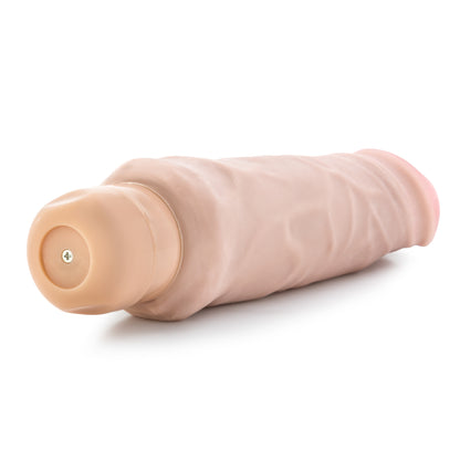 X5 Plus - Hard on Vibrating 9 Inch Dildo - Natural