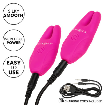 Silicone Remote Nipple Clamps - Pink