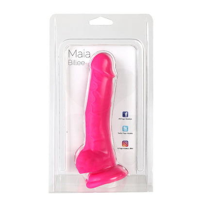 Billee Realistic Silicone Dong - Neon Pink