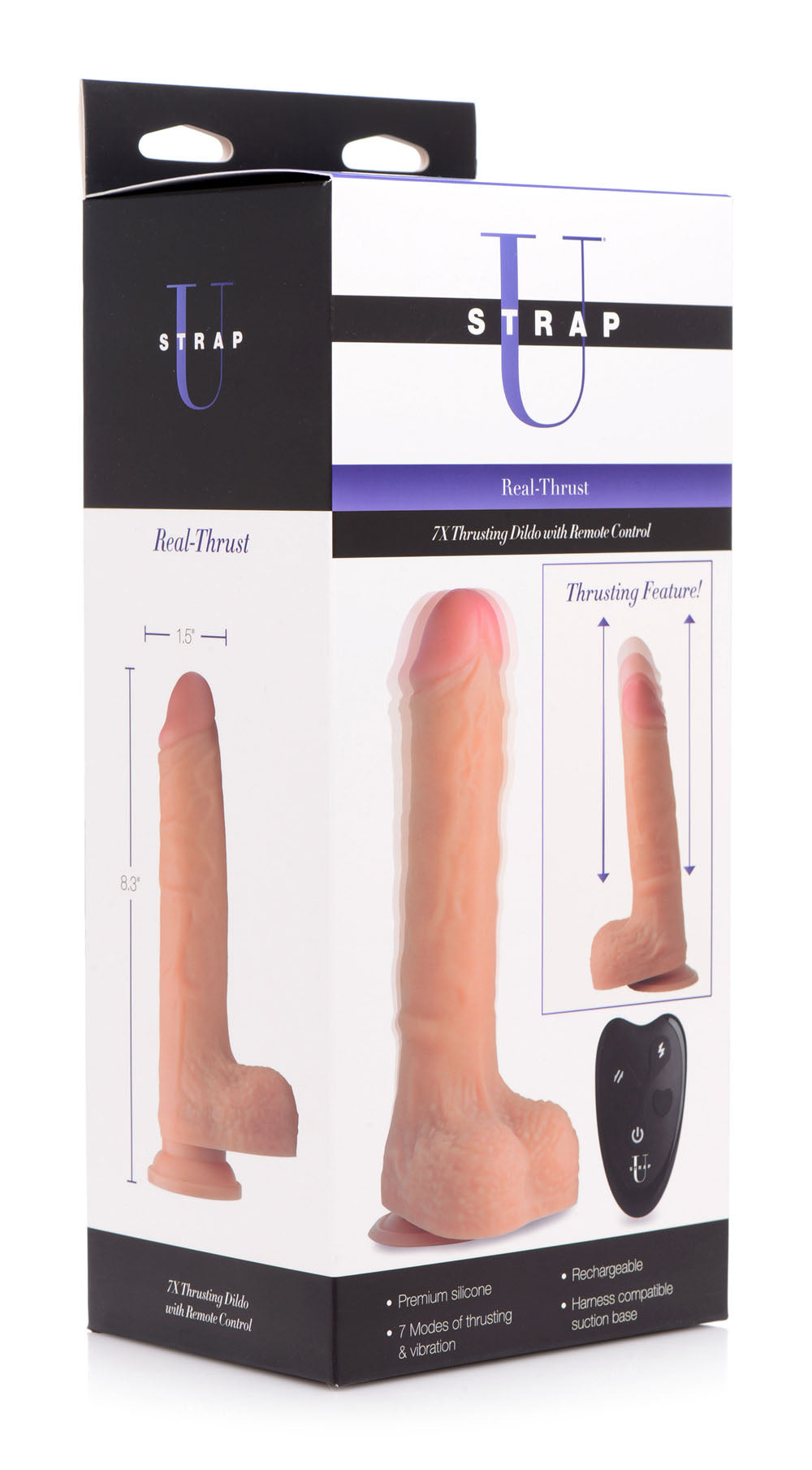 7x Thrusting Dildo With Remote Control