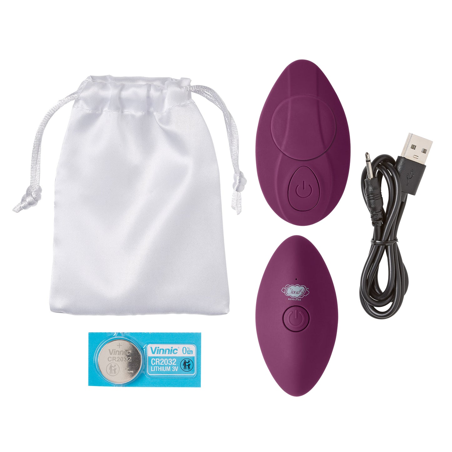 Cloud 9 Panty Pleasures Magnetic Panty Vibe - Plum