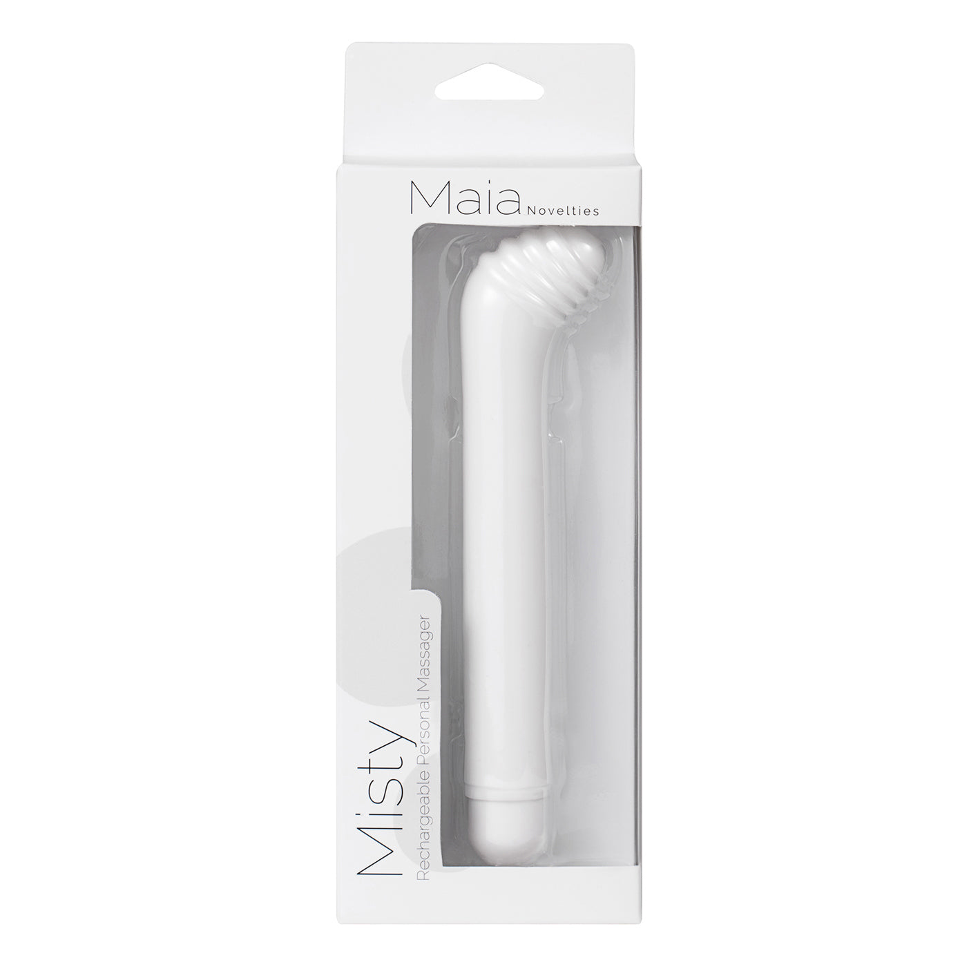 Misty G-Spot Vibrator - White