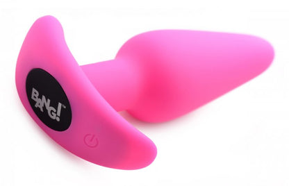 21x Silicone Butt Plug With Remote - Pink