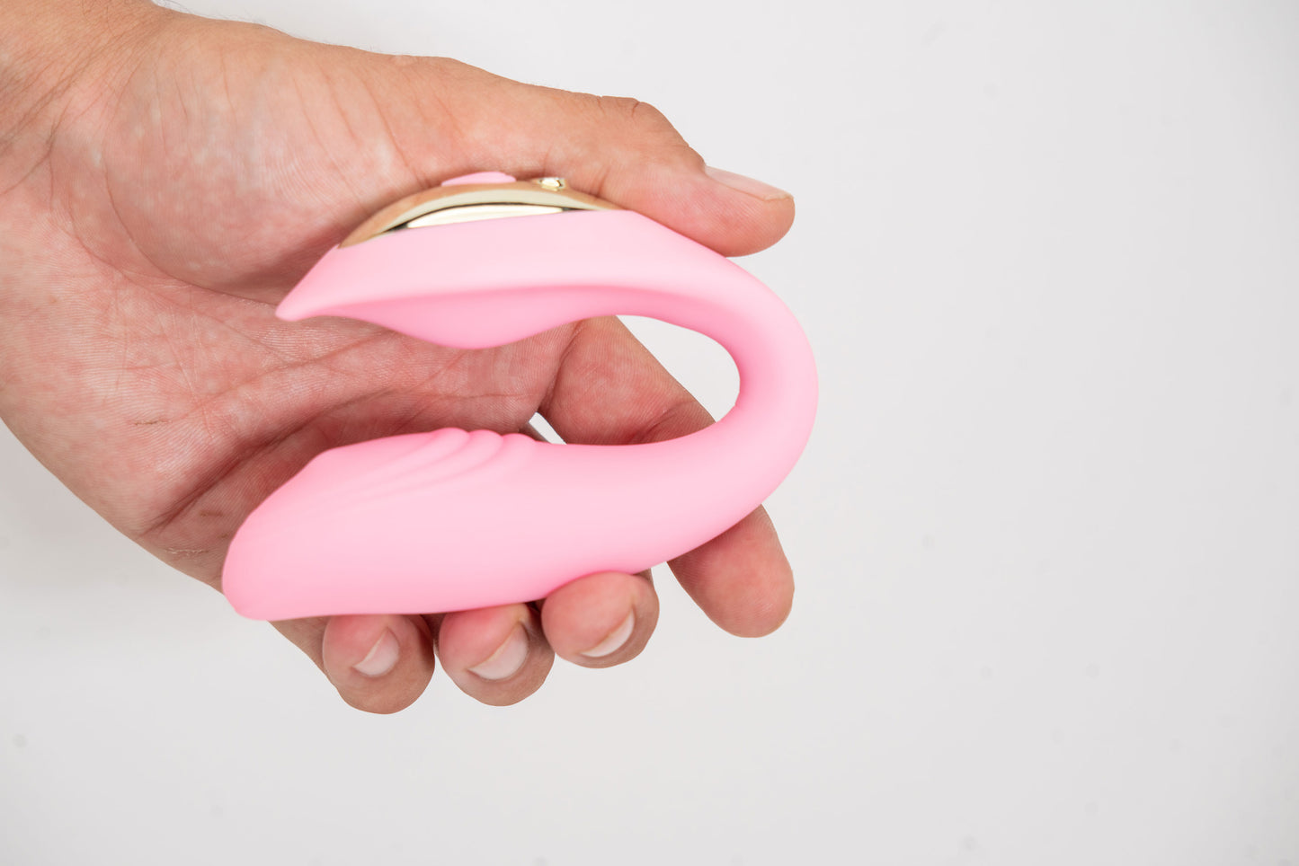 Harmonie Rechargeable Remote Silicone Bendable  Vibrator - Pink