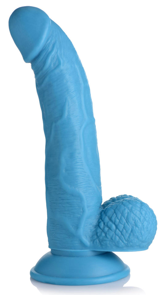 Pop Pecker 7.5 Inch Dildo With Balls - Blue POPP-AG767-BLU