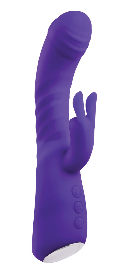 Eve's Posh Thrusting Warming Rabbit - Purple AE-BL-9314-2